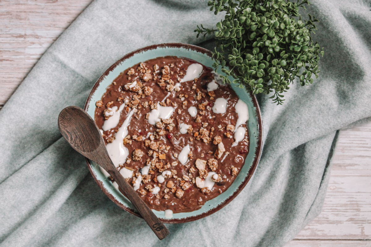 Porridge Choco. Noisette. ultra protéiné.